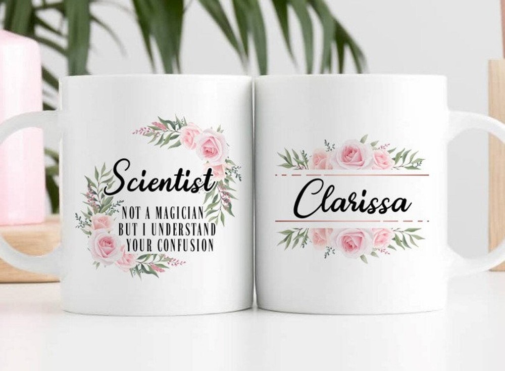 Scientist Mug Personalized Scientist Coffee Cup Scientist Gift Scientist Present