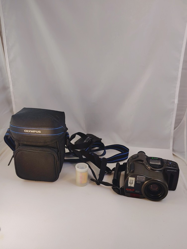 Olympus Infinity Superzoom 300 35mm SLR Film Camera Point and Shoot TESTED