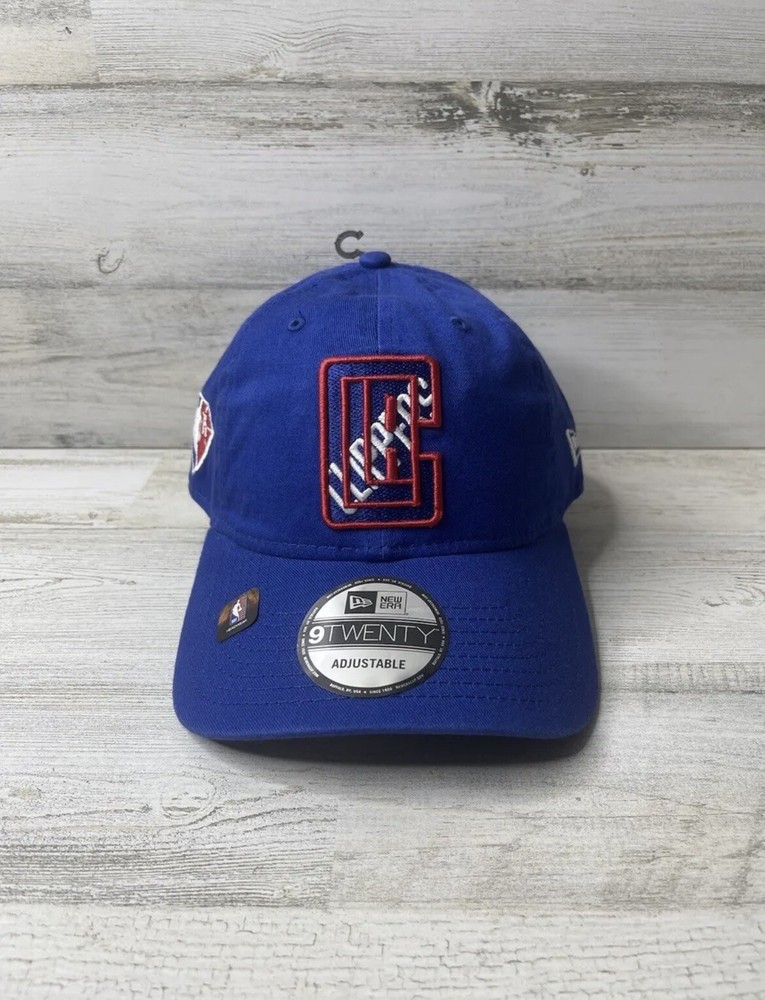 New Era 9Twenty Los Angeles LA Clippers Team Logo Blue Strap Hat NBA NWT!