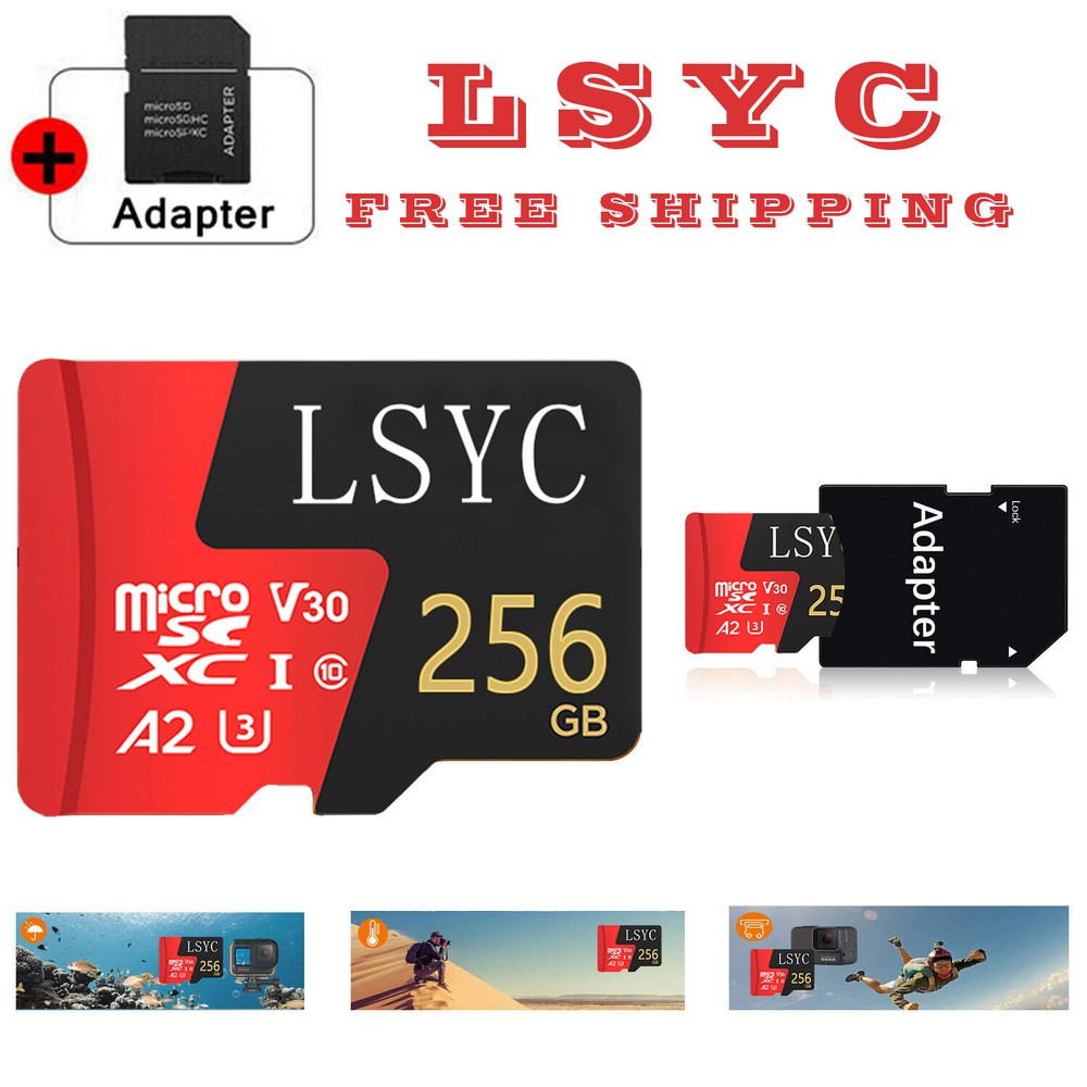 SD Card Memory Card Ultra 256G Class 10 HD Camera Mobile Phone Tablet.NEW.