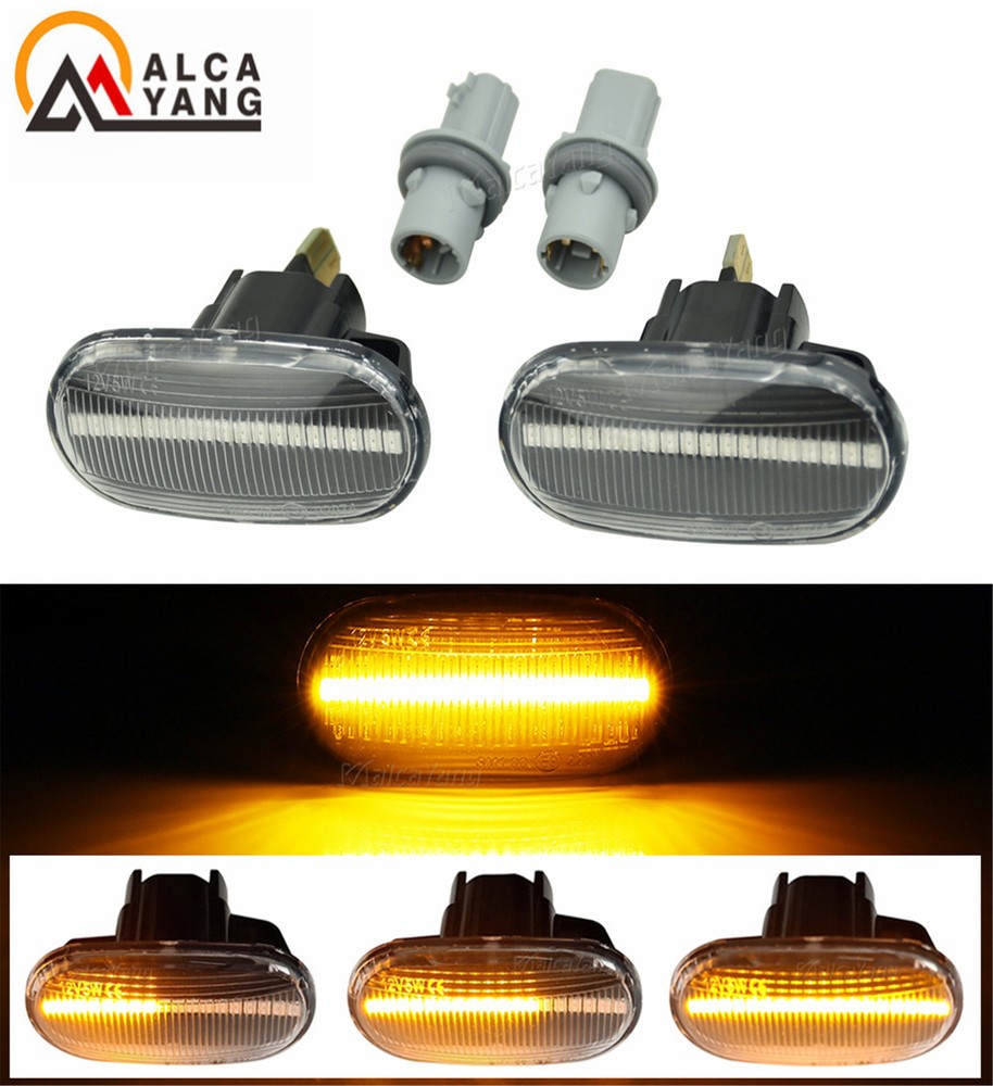 Clear LED Turn Signal Side Marker Light For Honda Civic Si FD1  FD2  BT3