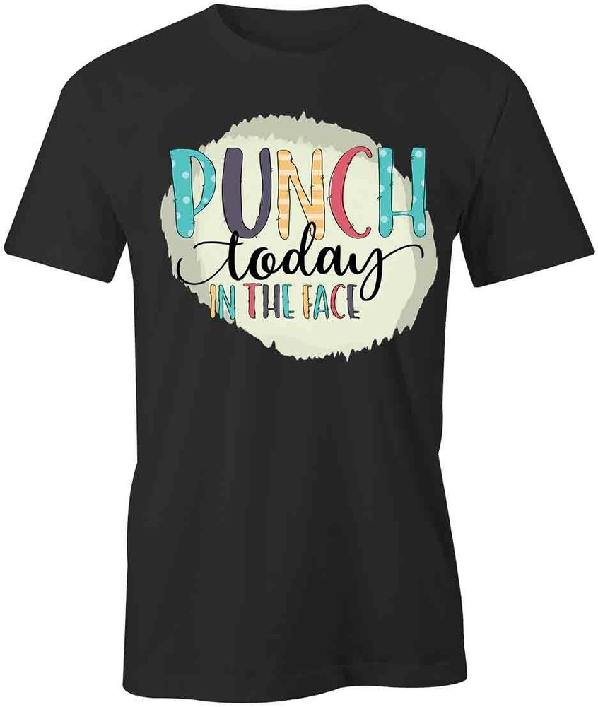PUNCH TODAY Graphic Cotton Short Sleeve T-Shirt S1BCA363