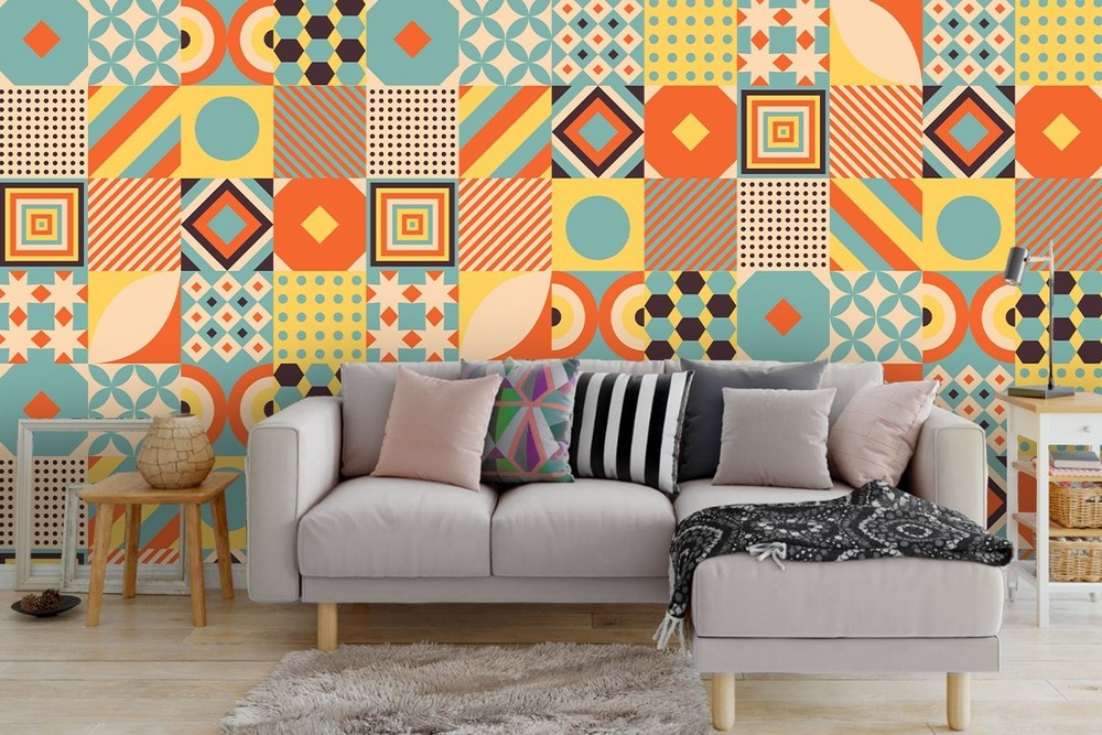 3D Geometric Decorative Pattern Wall Murals Wallpaper Murals Wall Sticker