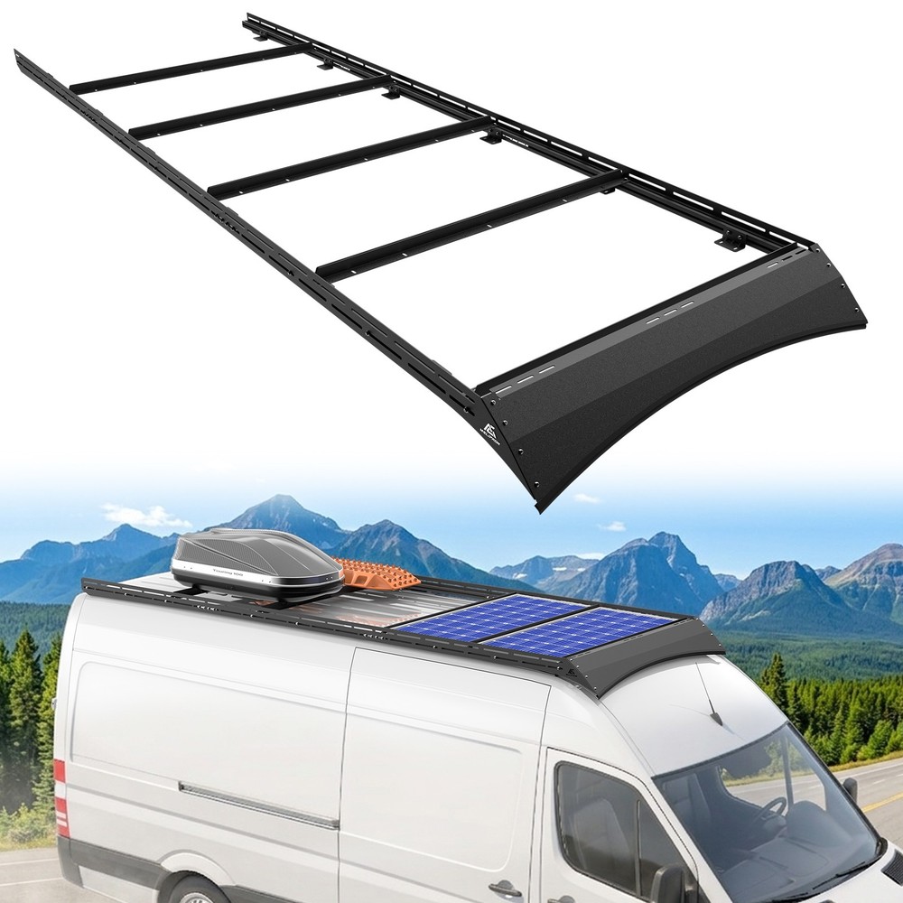 MELIPRON Aluminum Van Roof Ladder Rack For Mercedes-Benz Sprinter High Roof 170