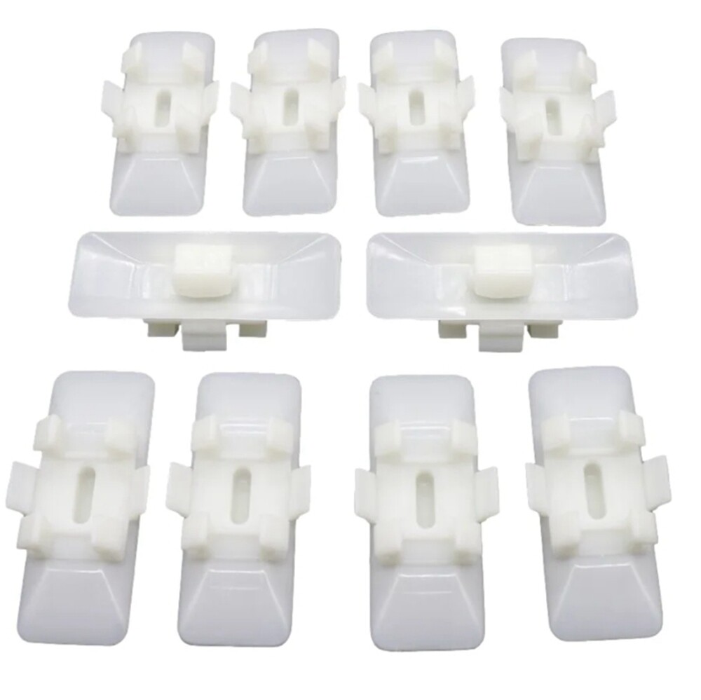 10pcs White Nylon Car Moulding Clip Retainer Fastener for Mercedes 006-988-72-78