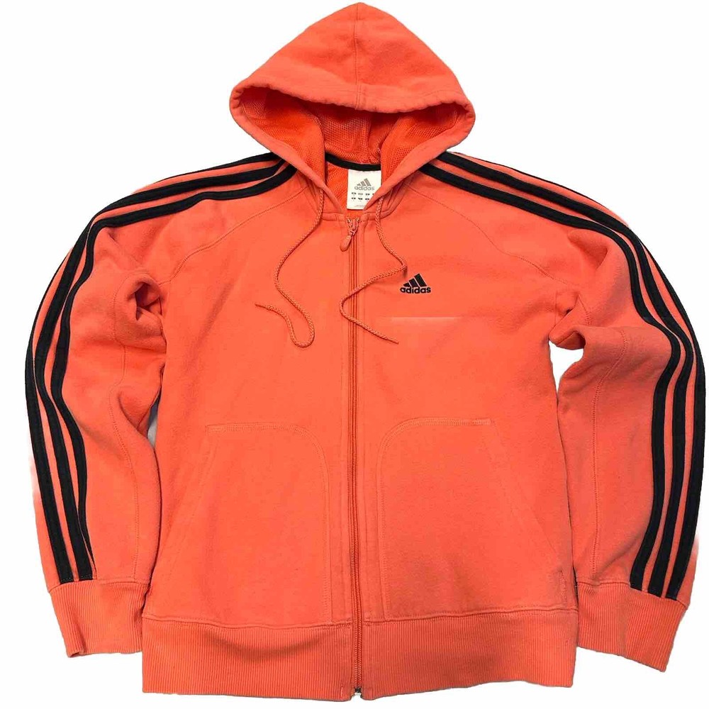 Adidas Sweater Girls Small Full Zip Hoodie Sweatshirt Jacket Vintage Y2K Logo