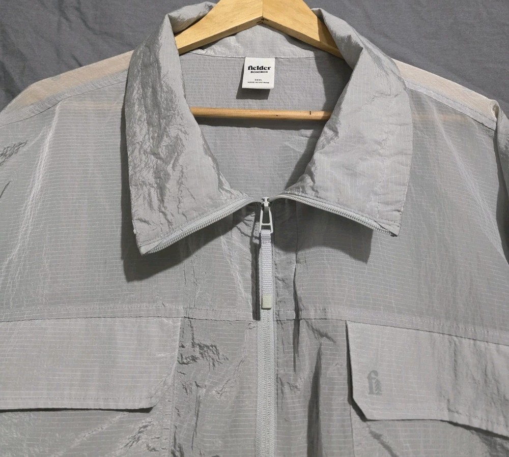Bonobos Jacket Men 3XL Fielder Lightweight Ripstop Anorak Nylon Rain Windbreaker