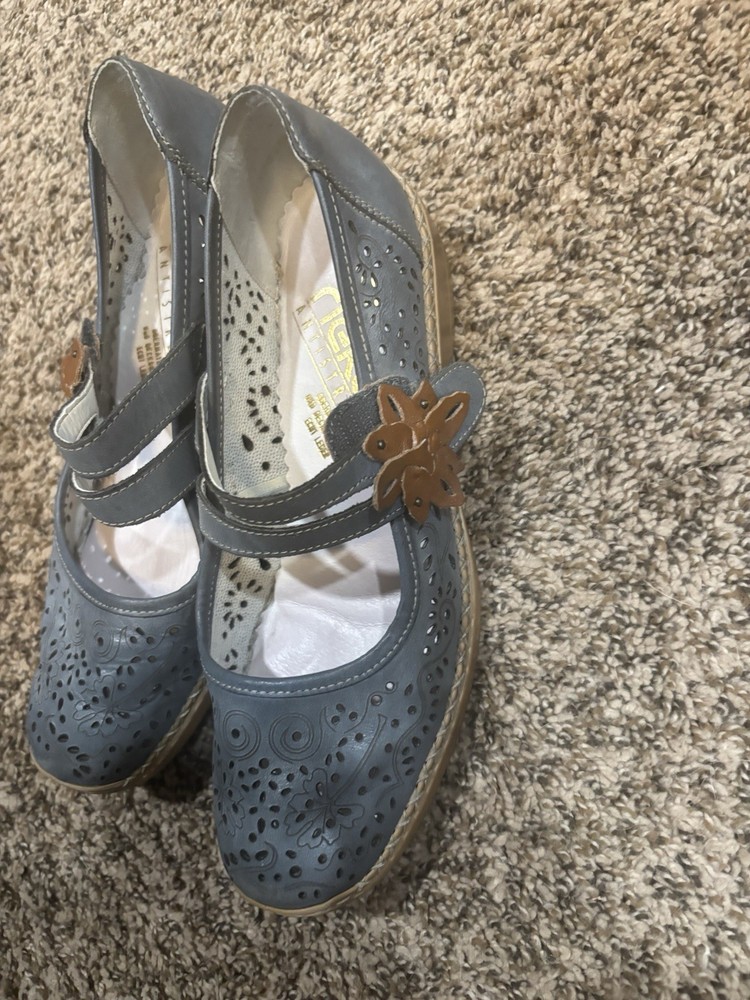 Women’s Rieker Mary Jane Shoes Size 38 EU