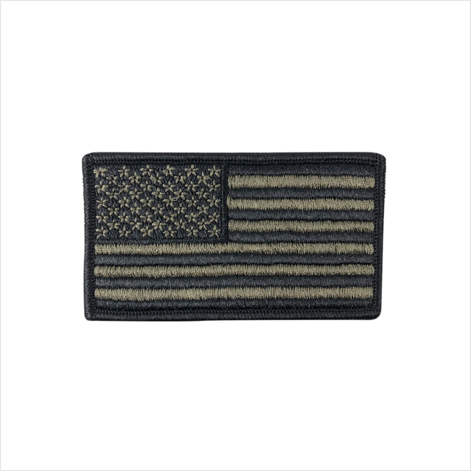 U.S. Flag Patch 2x3 Inches Subdued Genuine United States of America