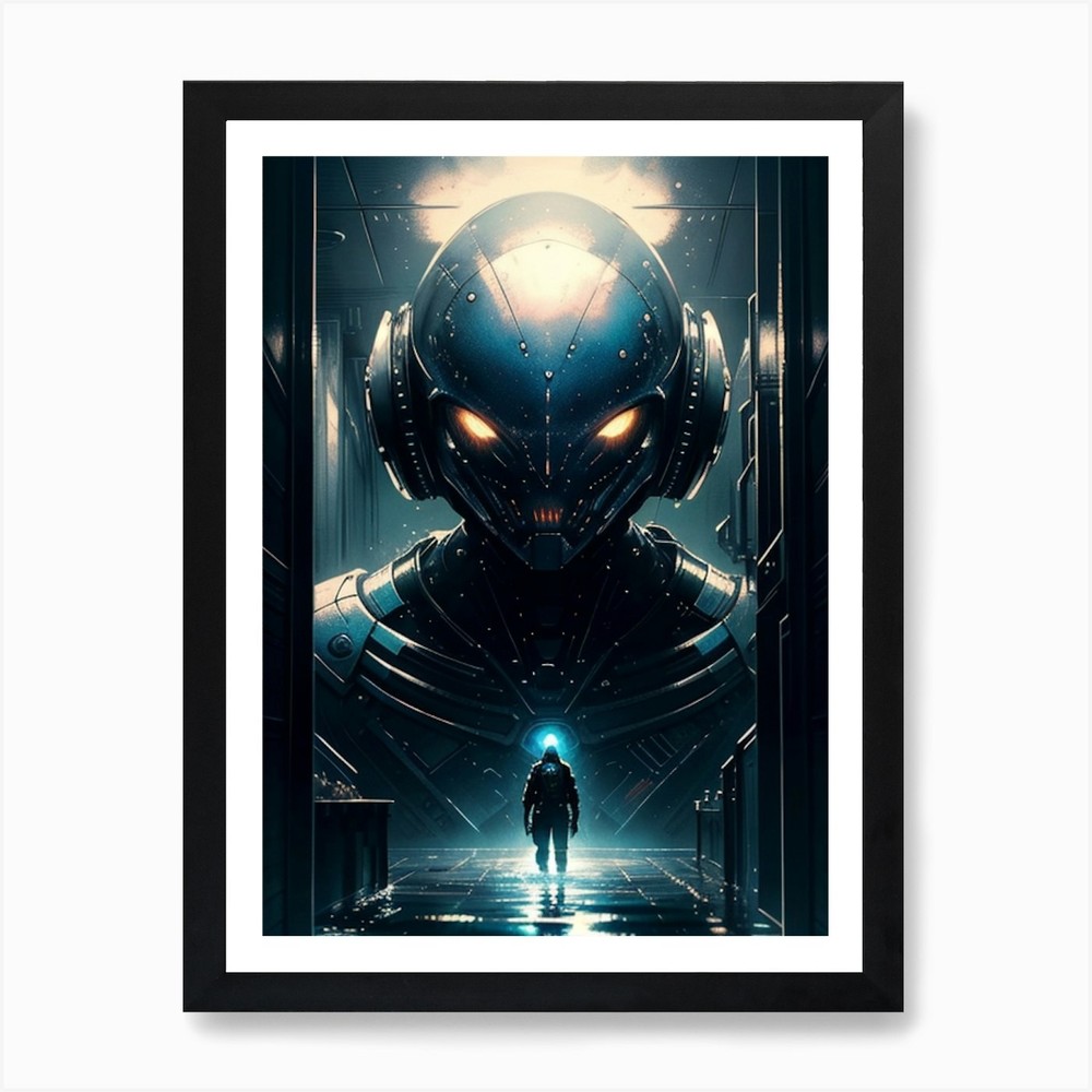 Sci - Fi Art Art Print Framed Wall Art Poster Canvas Print Picture