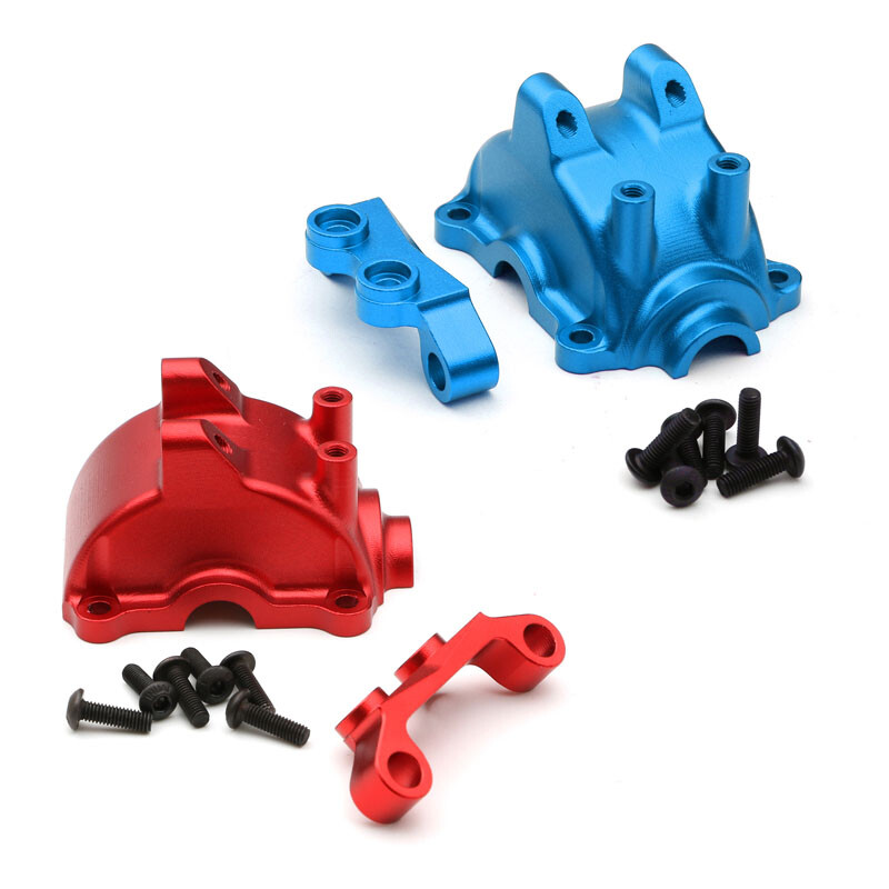 Alloy Front Rear Gearbox Cover Arm Mount For Tamiya TT02 TT-02 1/10 RC Car Parts