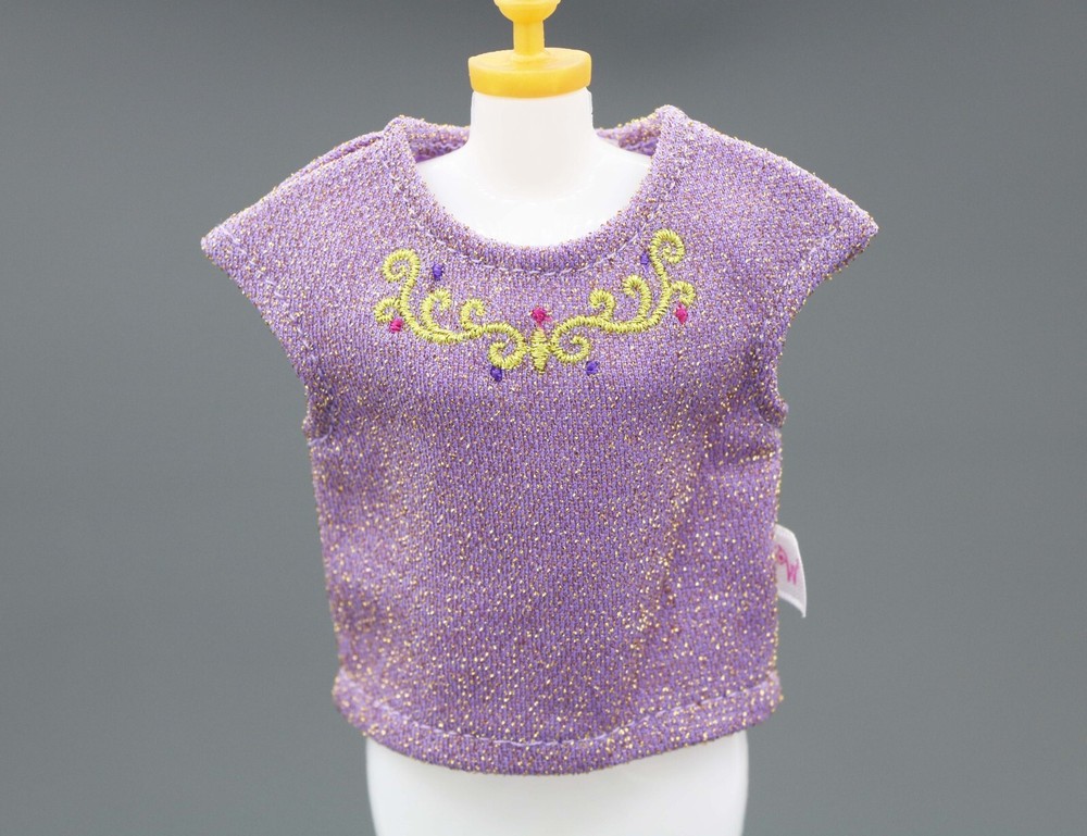 American Girl Wellie Wishers doll sparkly top for Emerson Perfect Party outfit