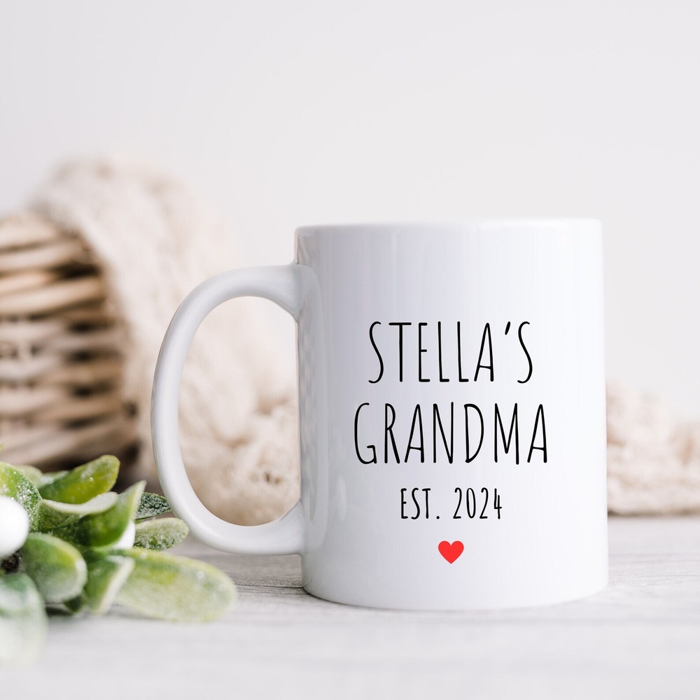 Cyber Sale Grandma Coffee Mug Grandma Est Gifts Grandma Coffee Cup Pregnancy Rev