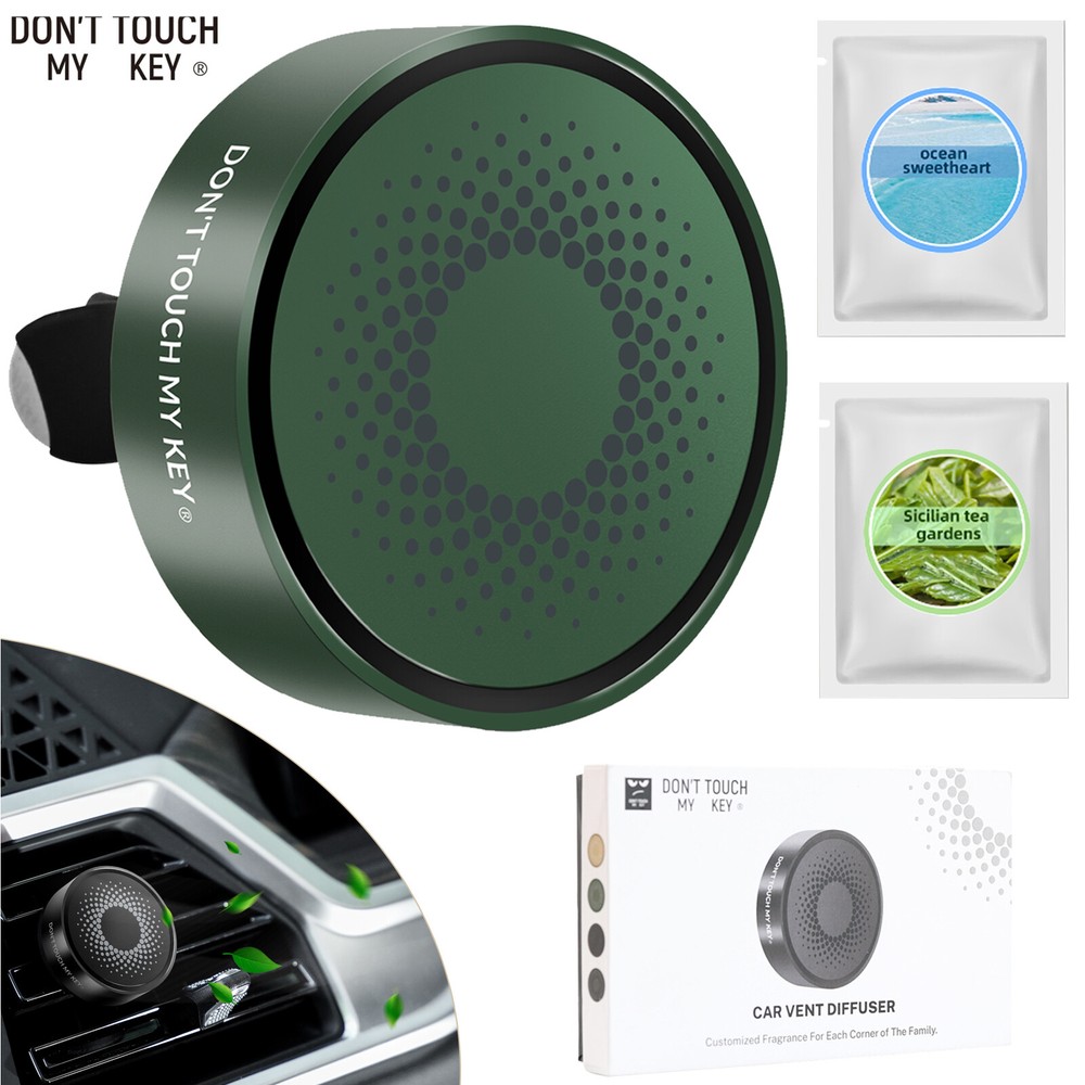 Jungle Green Car Vent Aromatherapy Diffuser Clip Air Freshener