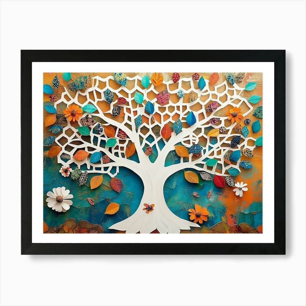 Tree Of Life 30 Art Print Framed Wall Art Poster Canvas Print Picture