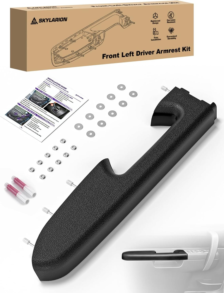 22818465 Front Left Driver Side Door Armrest Repair Kit for Chevy Silverado/Gmc