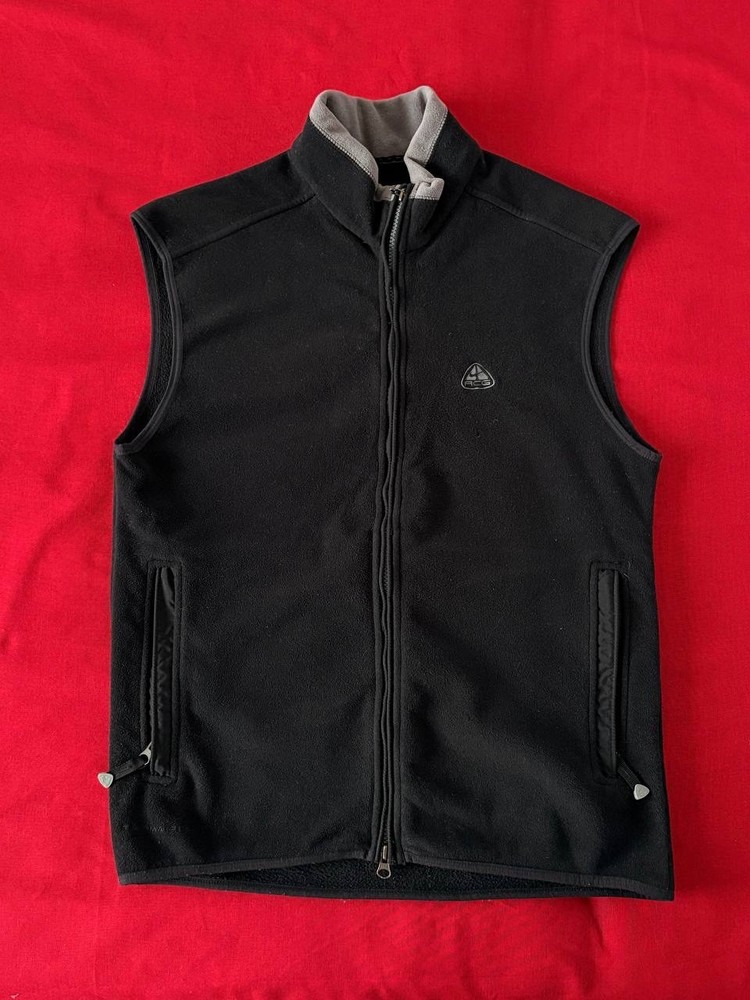 NO US DUTIES Nike ACG Therma-Fit Fleece Vest Black Outdoor Techwear L