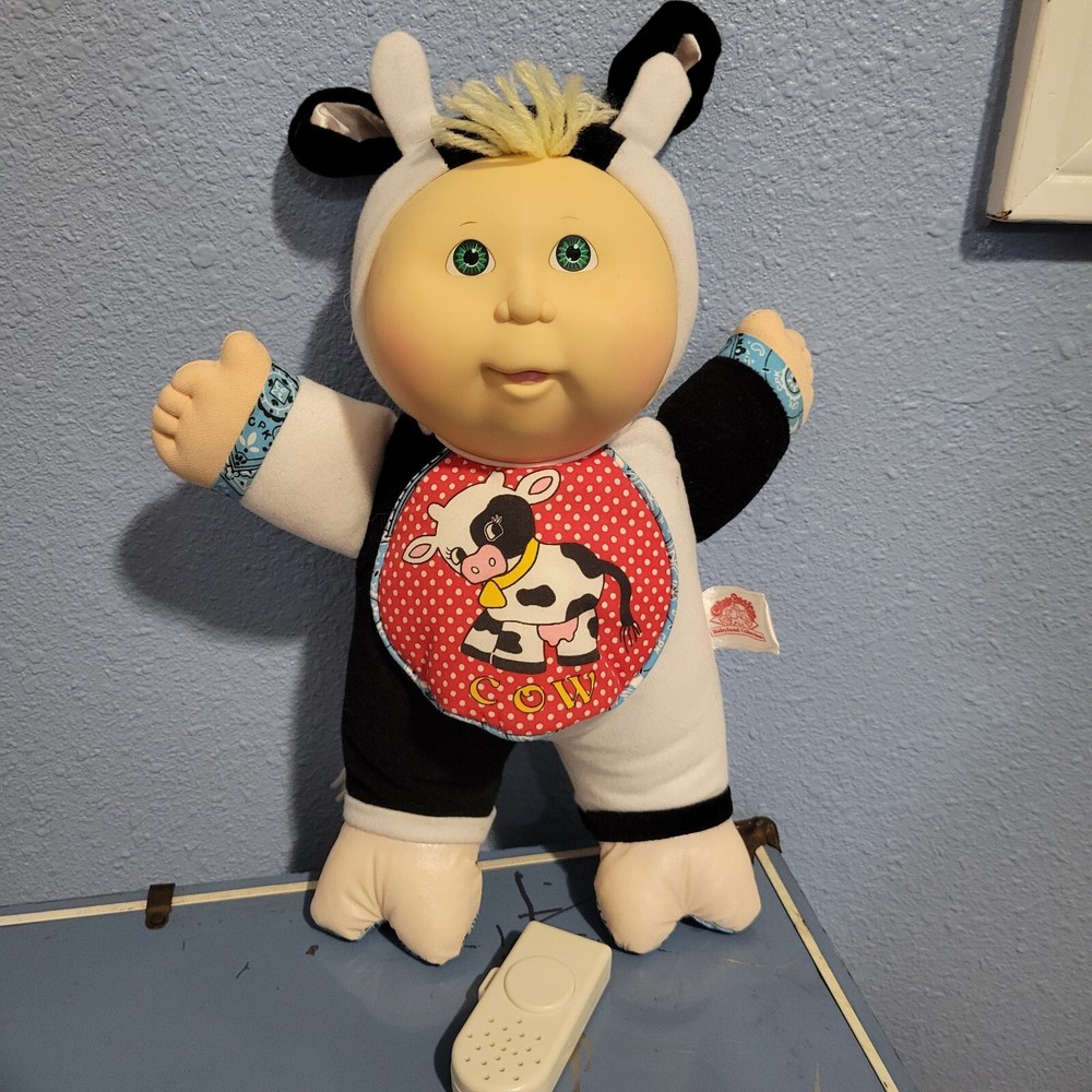 Cabbage Patch Kids Babyland Cow Plush Doll with Moo Sound by Xavier Roberts