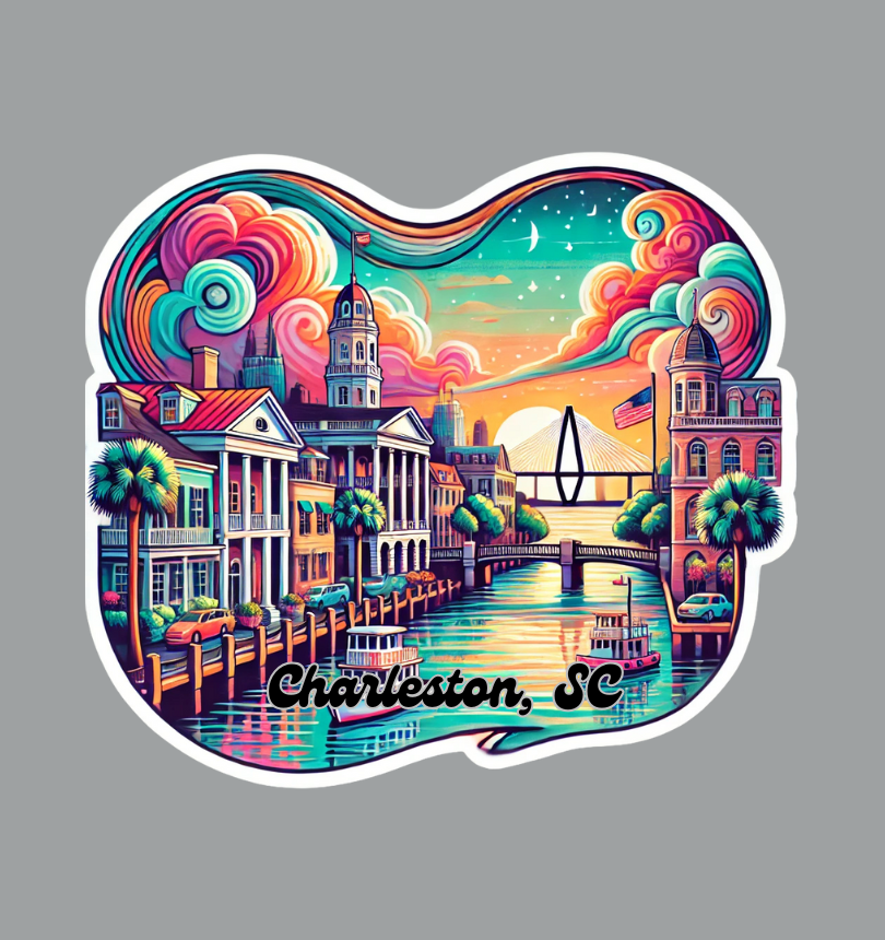 Charleston SC Souvenir Fridge Magnet Gift