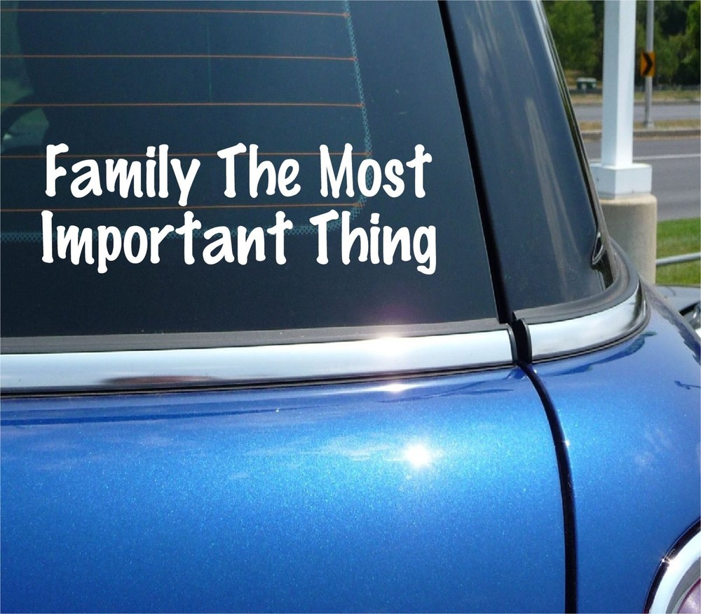 Family Love Decal Sticker - Fun Kids Design for Car or Truck