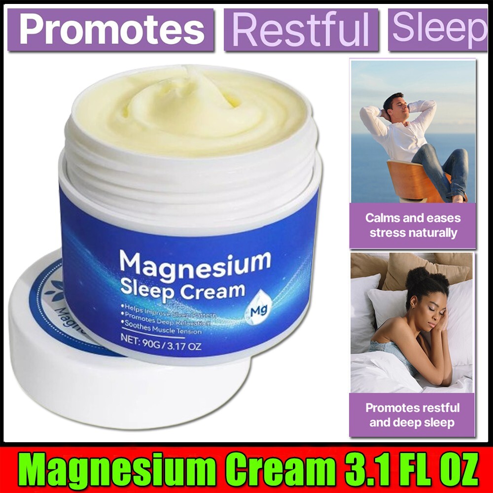 Crema de magnesio 100 % magnesio natural 3,1 fl oz