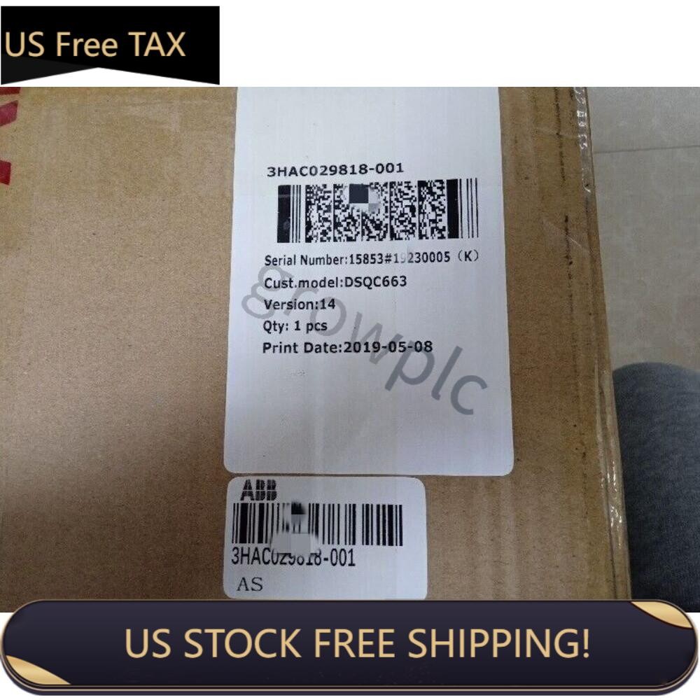 3HAC029818-001 ABB DSQC663 Robot Servo Driver Brand New in Box US Free TAX