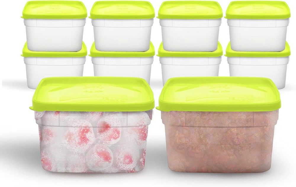 Arrow Home Products 10-Pack 1-Pint Freezer Food Storage Containers
