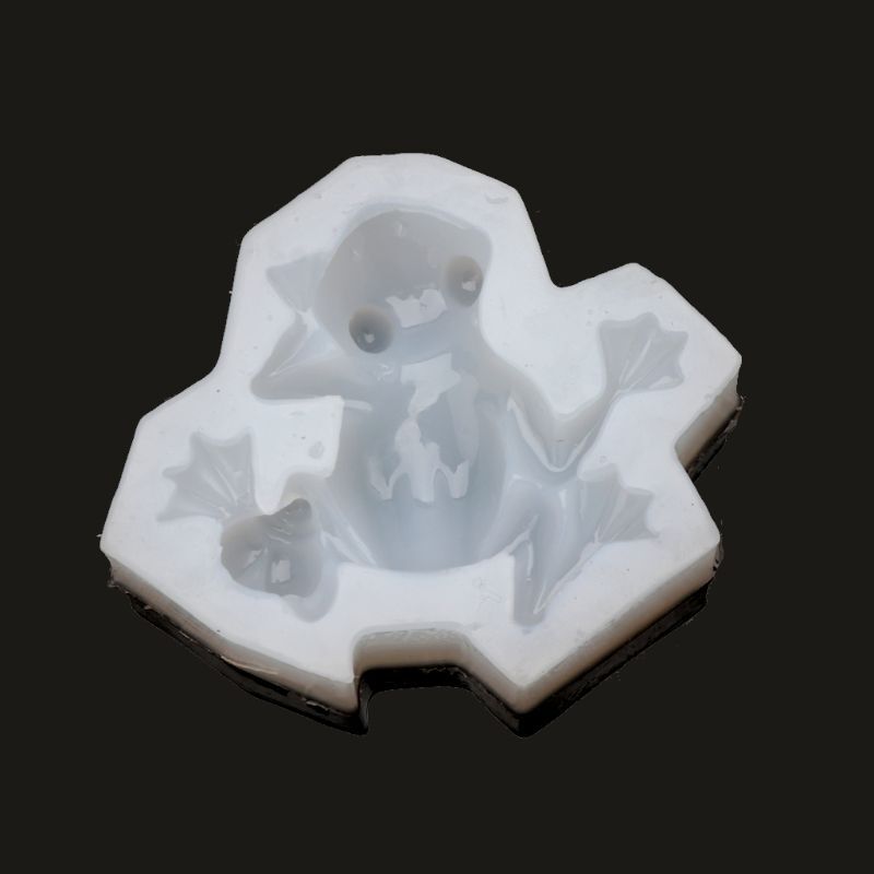 Frog Animal Pendant Silicone Mold for DIY Keychain and Trinket Crafting