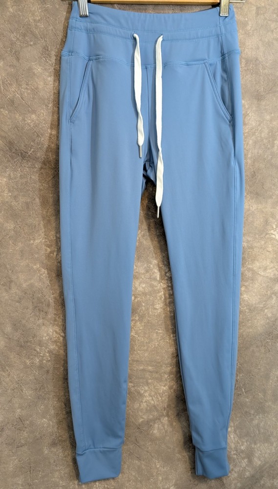 Halara Softlyzero Plush High Waist Drawstring Joggers with Side Pockets - Blue XS