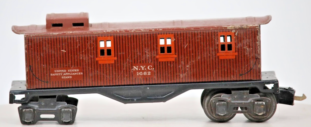Lionel New York Central PreWar Caboose 2682 O Gauge 1:48 Scale Needs Truck Repair