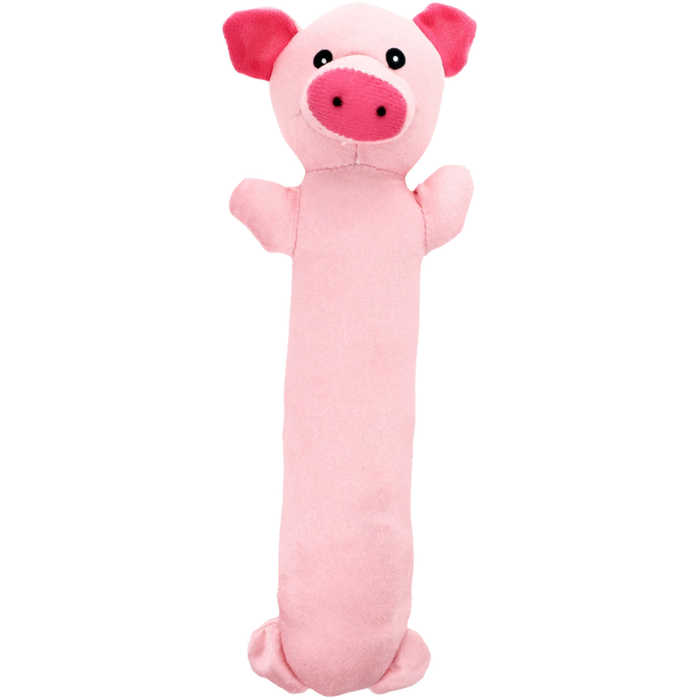 Greenbrier Kennel Club 12-inch Pink Squeaky Plush Dog Toy