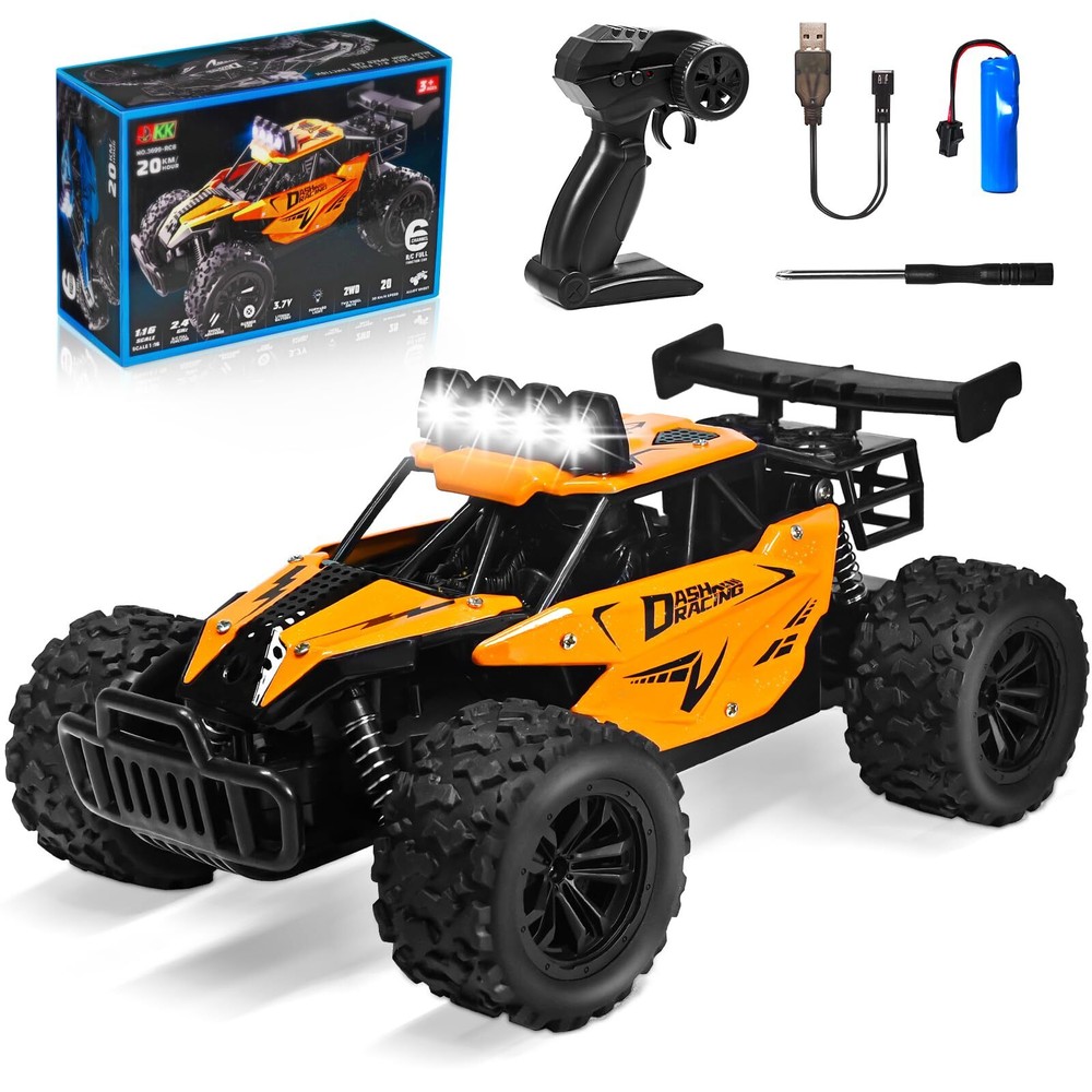 1:18 Fast RC Cars for Adults 40+ KM/H High Speed Remote Control Truck 4WD NEW