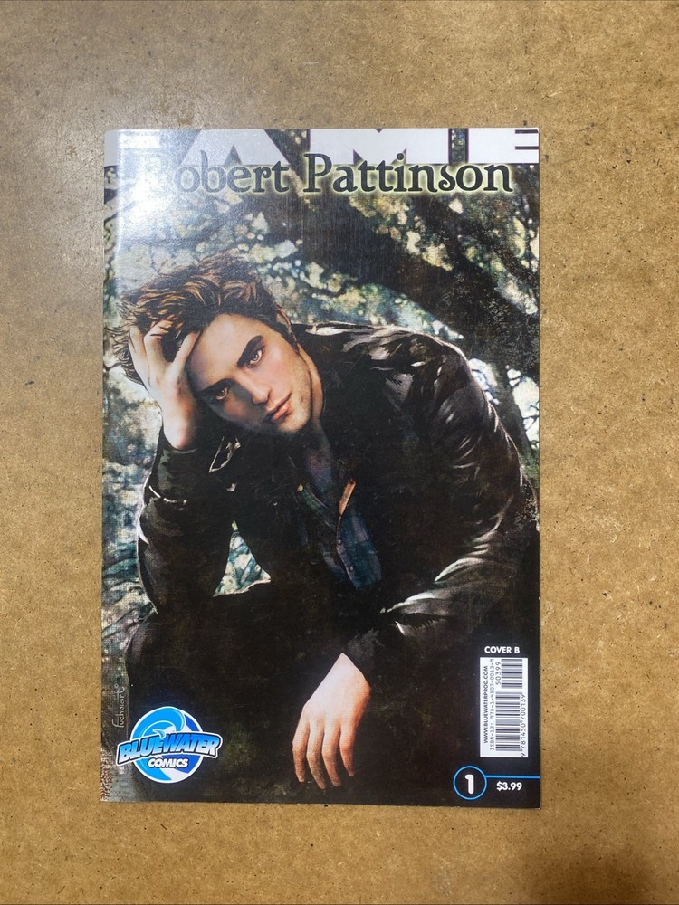 Fame: Robert Pattinson #1B BluewaterComics | Twilight Movie Biography NM-