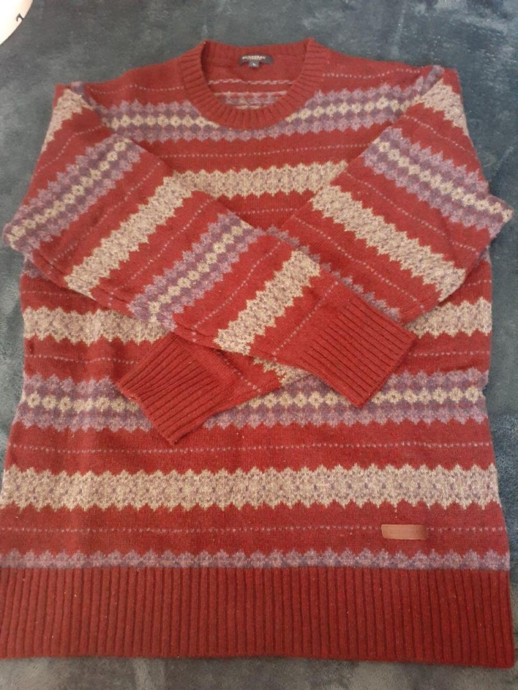 Burberry knit sweater Men's Fashion from Japan