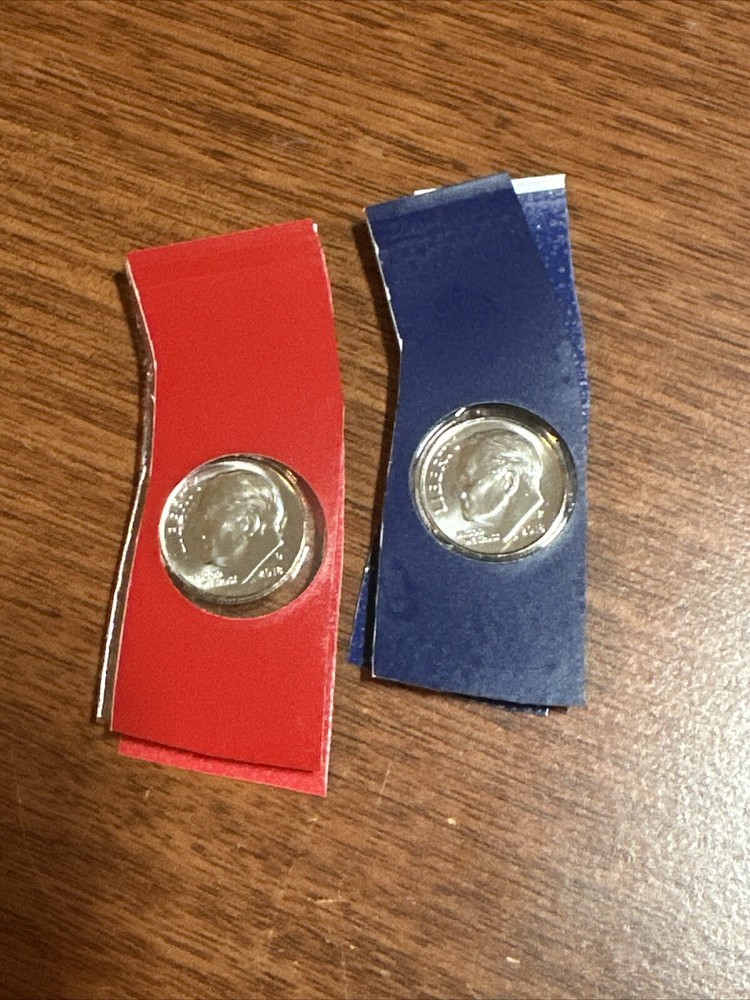 2018 P+D Roosevelt Dime Mint Set ~ PD in Original Mint Wrappers Free Shipping