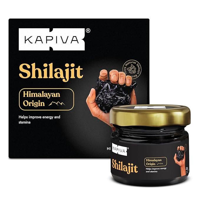 Kapiva Himalayan Shilajit Resin 20g for Energy & Endurance Boost