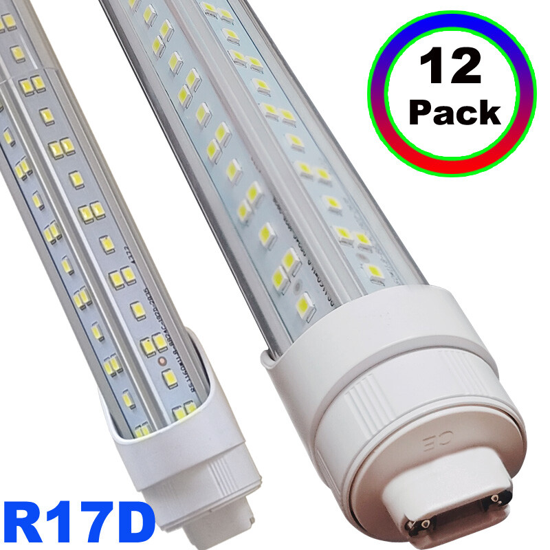 T8 8Ft R17D HO Led Tube Light Bulbs 6500K 144W Rotatable 8Foot Led Shop Lights