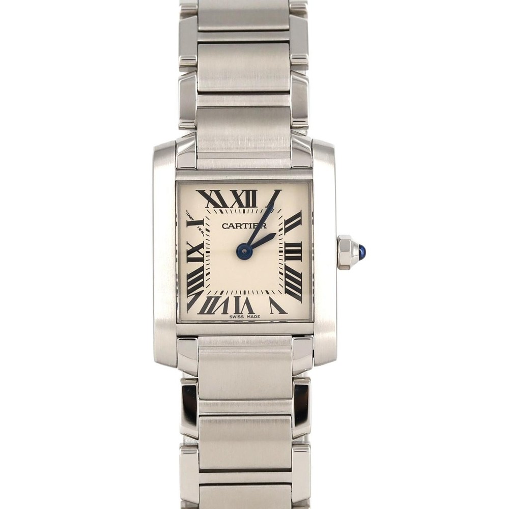 Authentic Cartier Tank Francaise SM Quartz Watch W51008Q3