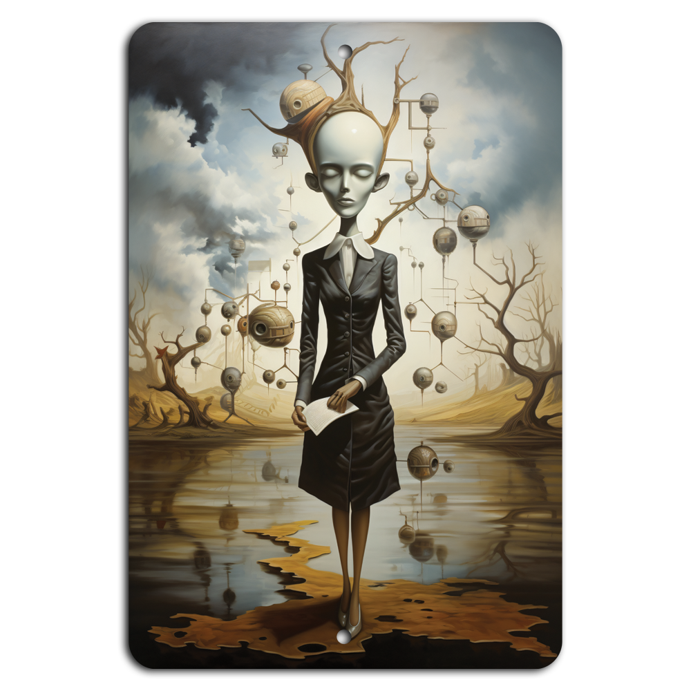 Surreal Mindscape: Dreamlike Journey in Abstract Art