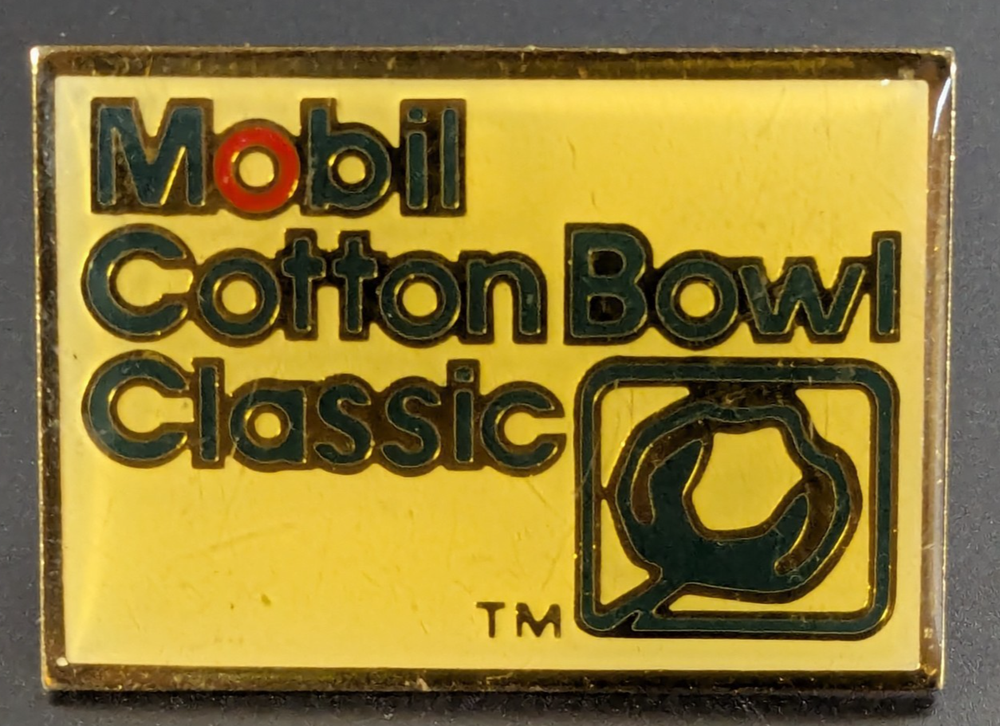 Vintage Cotton Bowl Classic Football Team Lapel Pin