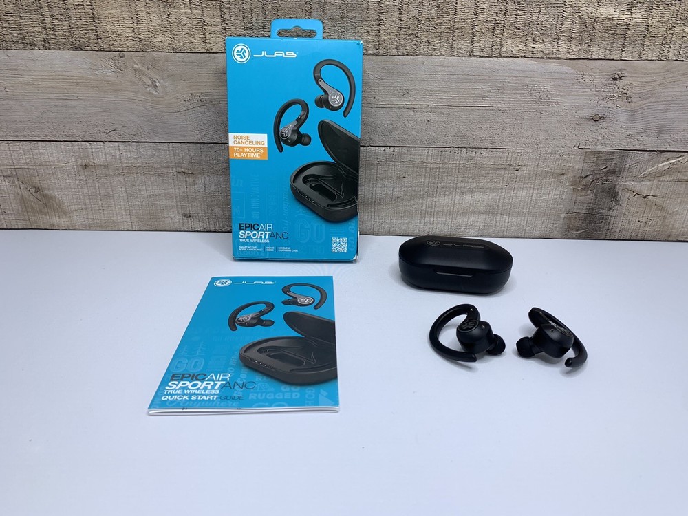 JLab Epic Air Sport Active Noise Cancelling True Wireless Bluetooth Earbuds™