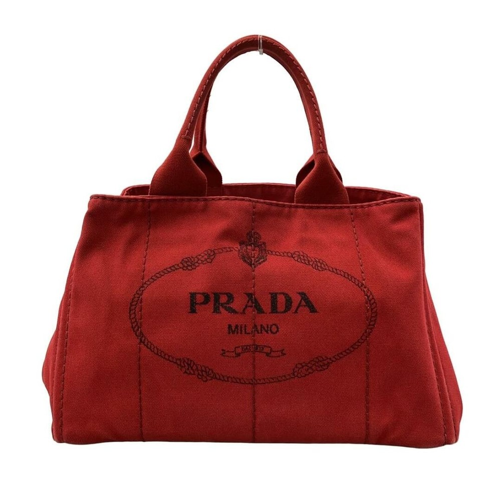 Prada Kanapa Ladies Tote Bag with Minor Side Dirt & Interior Wear