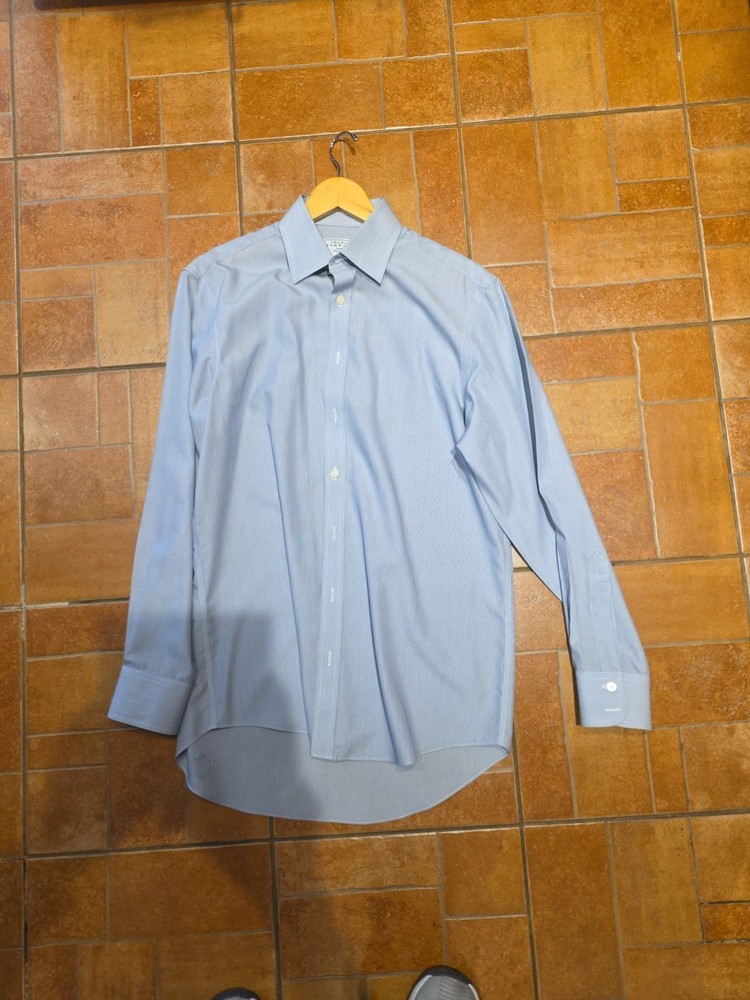 Charles Tyrwhitt Blue Shirt Jermyn Street London Classic Fit 15.5/35