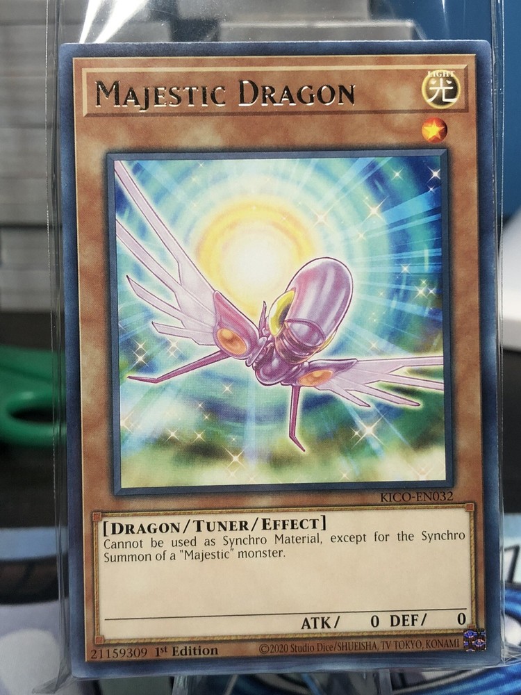 Majestic Dragon KICO-EN032 King's Court 1st Edition Rare Card