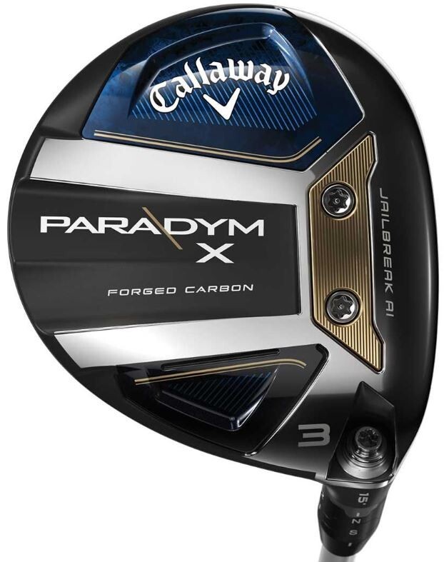 Callaway Paradym X 3 Wood 15 Degree Senior Flex Aldila Ascent Fairway Wood