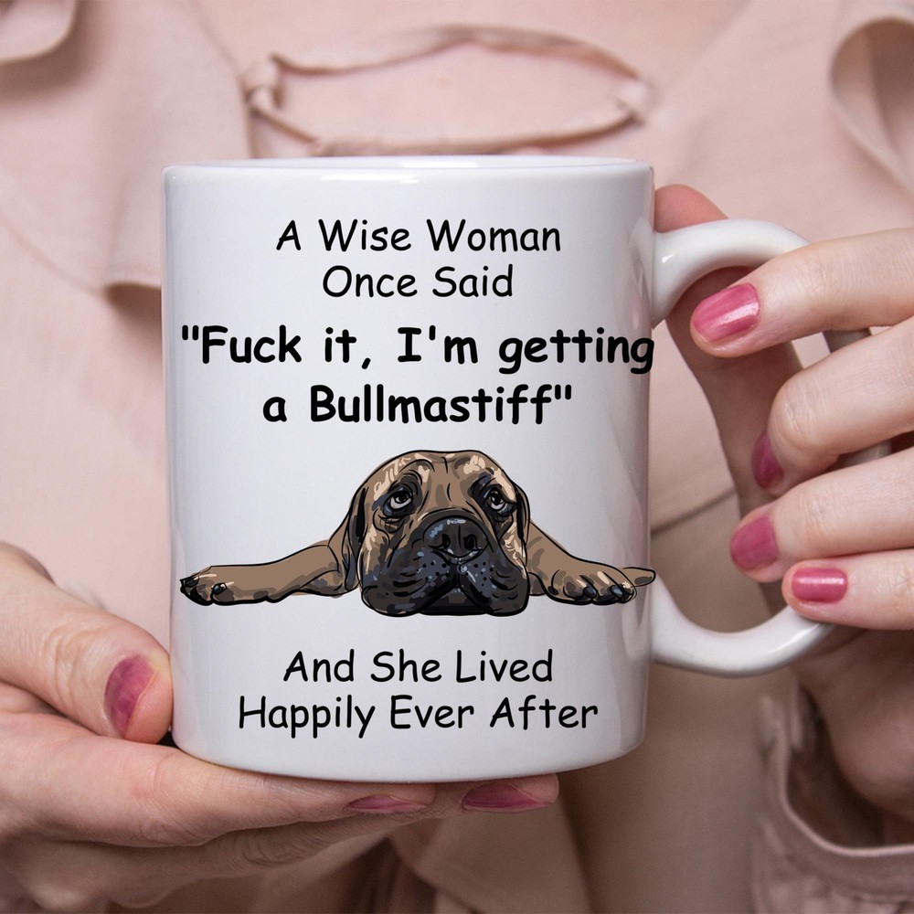 Funny Bullmastiffgift For Women White Coffee Mug Coffee Cup