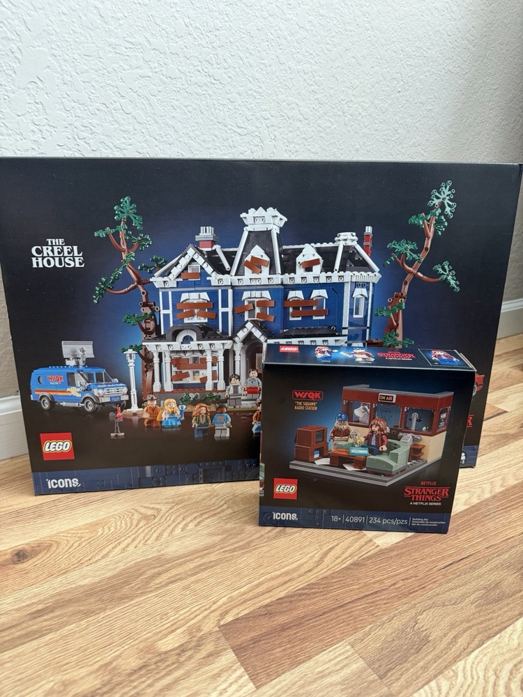 Lego Stranger Things: Creel House And WSQK Radio Station Brand New Unopened Box