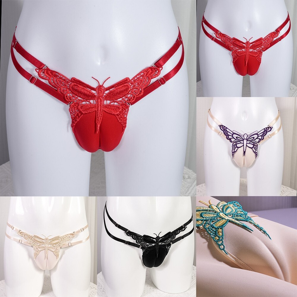 Crossdresser Shaping Thongs for Men Discreet Sissy Pouch Underwear Style