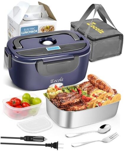 Portable 60-80W Electric Lunch Box Food Warmer for Adults