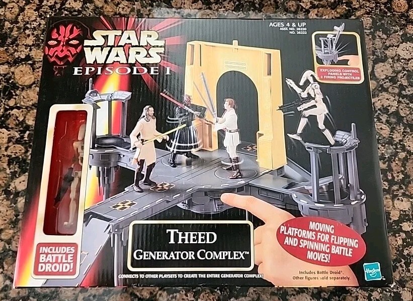 Vintage Theed Generator Complex Playset Star Wars Episode 1 (1999) NIB